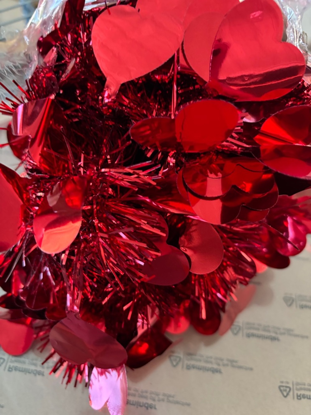 RED HEART garland❤️❤️